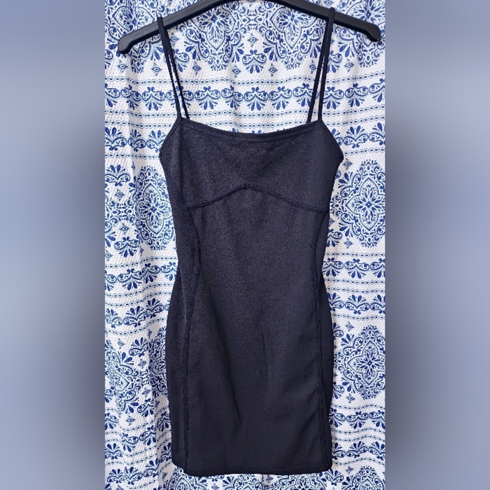 PrettyLittleThing Black Bodycon Dress